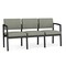 Lesro Lenox 3 Seat Tandem Seating W/ No Center Arms, 64.5 in W 24.5 in L 32 in H LS3101 - alternate 1